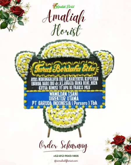 Papan Bunga Duka Akad Nikah Bogor