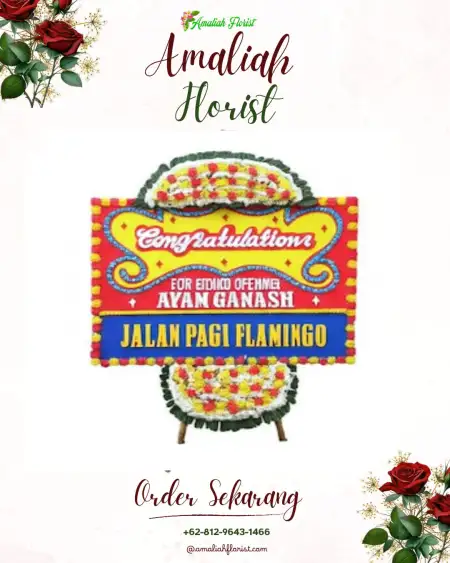 Sewa Papan Bunga Akad Nikah Bogor